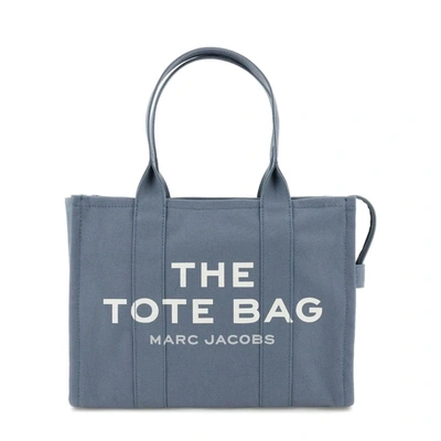 Shop Marc Jacobs Large Tote Bag In Blue Shadow