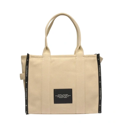Shop Marc Jacobs Jacquard Bag In Warm Sand