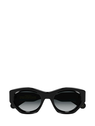 Shop Chloé Eyewear Cat In Black