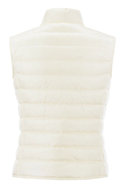 Shop Moncler Liane - Padded Vest In White