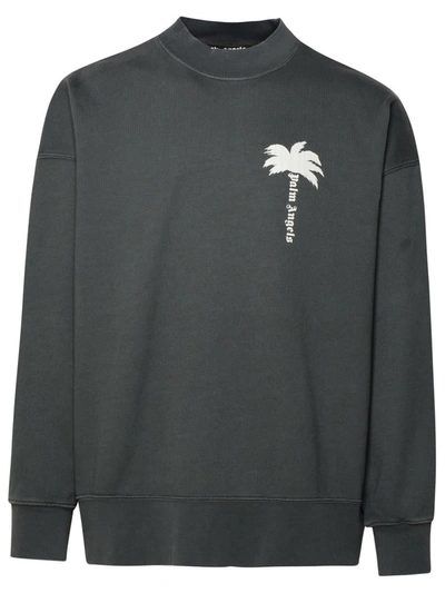 Shop Palm Angels Sweatshirt The Palm In Grey