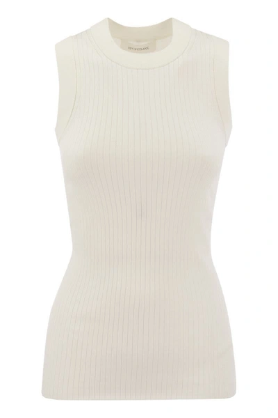 Shop Sportmax Toledo - Knitted Vest In White
