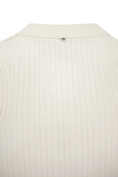 Shop Sportmax Toledo - Knitted Vest In White