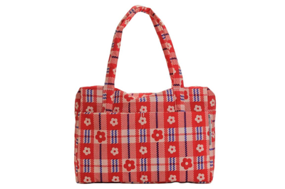 Pre-owned Baggu X Sandy Liang Cloud Carry On Red