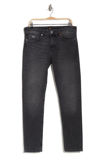 Shop Hugo Boss Boss Delano Bc Skinny Jeans In Dark Grey