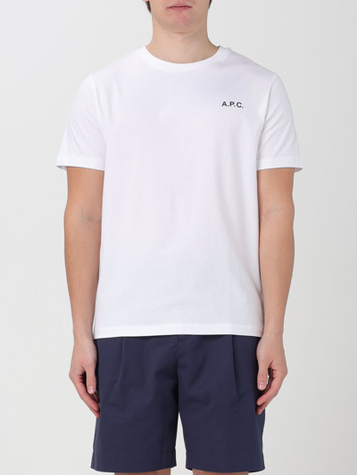 Shop Apc T-shirt A.p.c. Men Color White