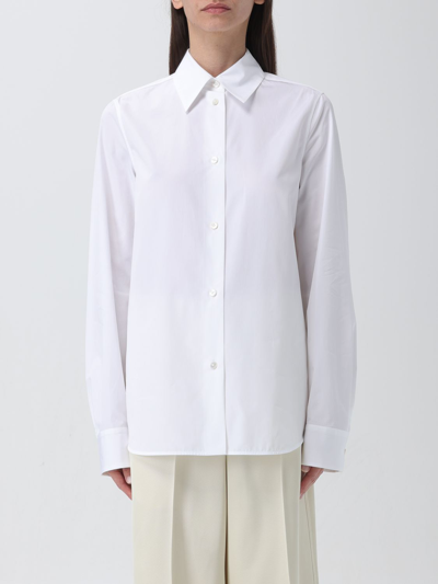 Shop Jil Sander Shirt  Woman Color White