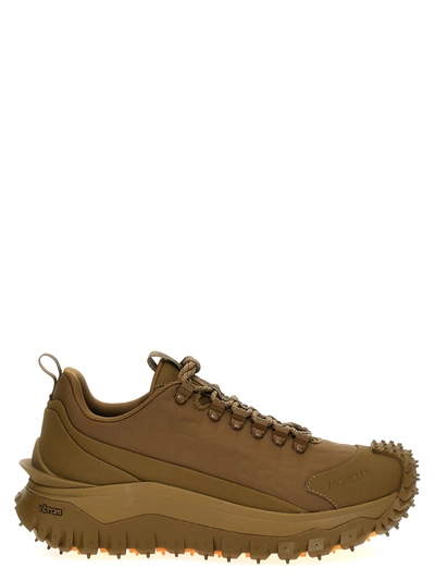 Shop Moncler Genius Trailgrip Sneakers In Beige