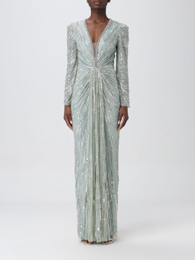 Shop Jenny Packham Dress  Woman Color Green