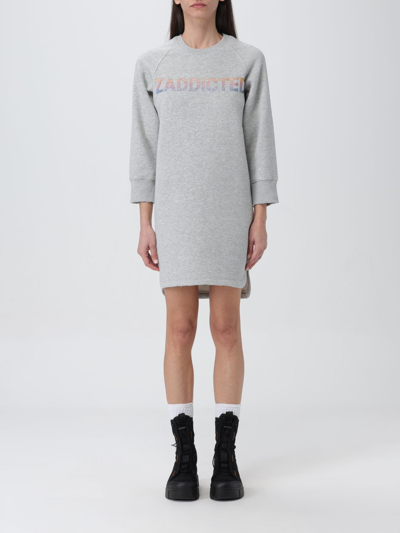 Shop Zadig & Voltaire Dress  Woman Color Grey