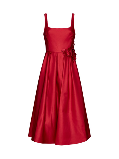 Shop Marchesa Notte Sleeveless A In Red