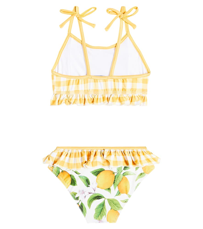Suncracy Malaga Printed Bikini In Yellow