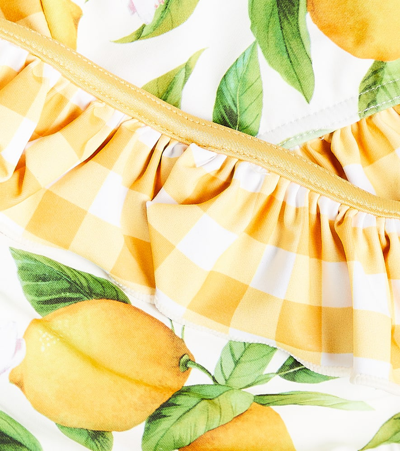 Shop Suncracy Malaga Printed Bikini In Yellow