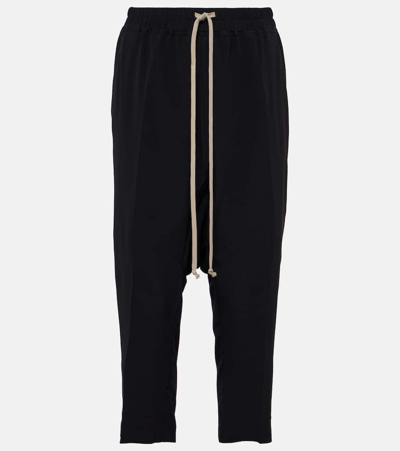 Shop Rick Owens Jersey Sweatpants In Black