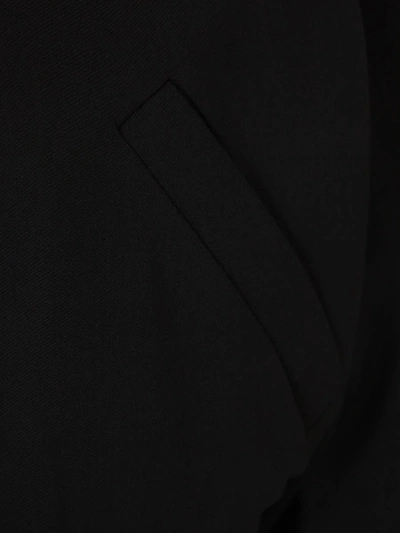 Shop Ami Alexandre Mattiussi Ami Paris Wool Bomber Jacket In Negre