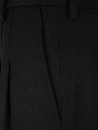 Shop Ami Alexandre Mattiussi Ami Paris Wool Formal Pants In Negre