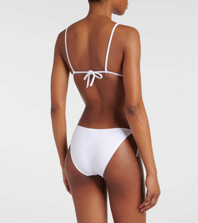 Eres Triangle Tie-bottom Bikini In Blanc
