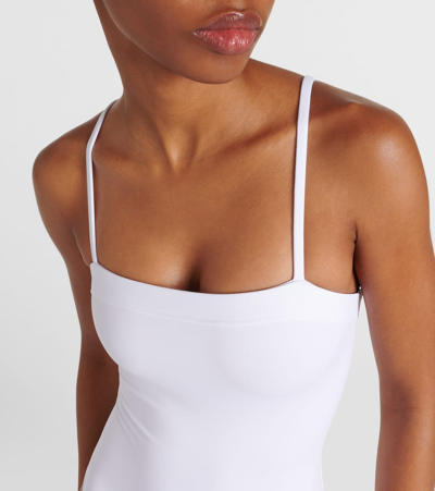 Shop Eres Aquarelle Swimsuit In Blanc