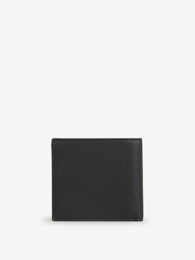 Shop Bally Logo Leather Wallet In Marró Fosc