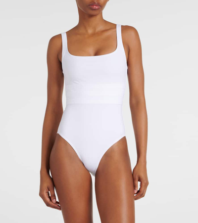 Shop Eres Asia Swimsuit In Blanc