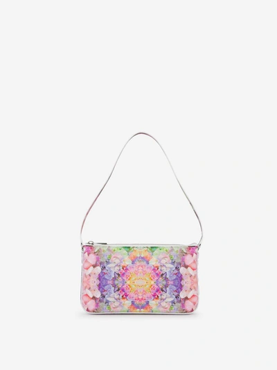 Shop Christian Louboutin Floral Shoulder Bag In Lavanda