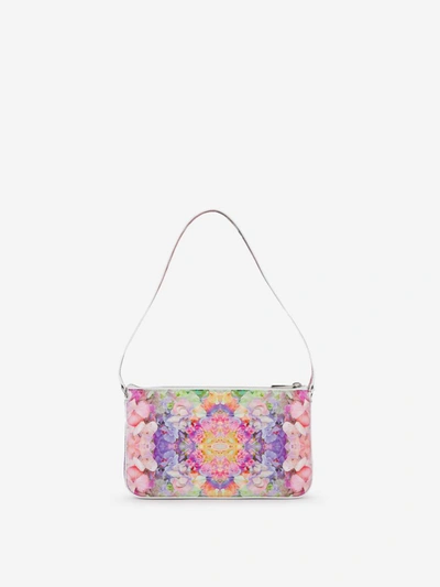 Shop Christian Louboutin Floral Shoulder Bag In Lavanda