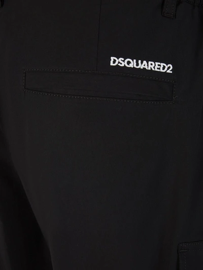 Shop Dsquared2 D2 Sexy Cargo Pants In Blau Nit