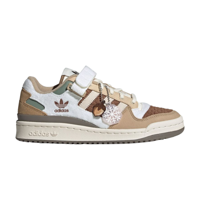 Pre-owned Adidas Originals Wmns Forum Low 'snowflakes & Acorns' In Brown