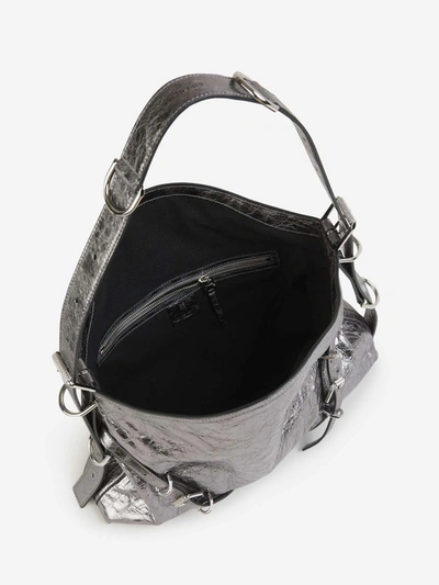 Shop Givenchy M Voyou Crossbody Bag In Platejat