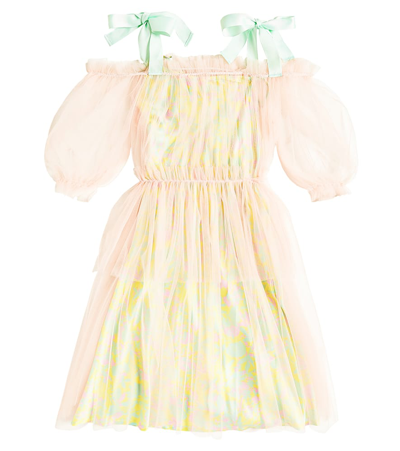 Paade Mode Tulle Maxi Dress In Pink
