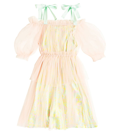 Paade Mode Tulle Maxi Dress In Pink