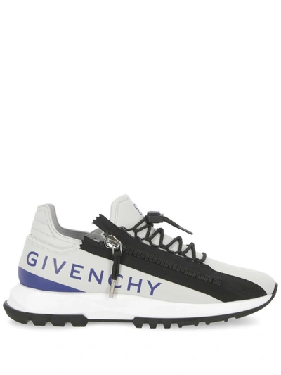 Shop Givenchy Sneakers In Grey/blue