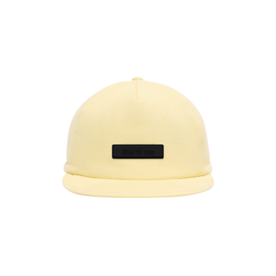 Pre-owned Essentials Fear Of God  Baseball Cap 'garden Yellow'