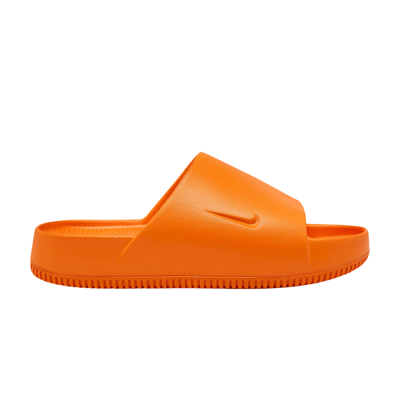 Pre-owned Nike Calm Slide 'bright Mandarin' In Orange