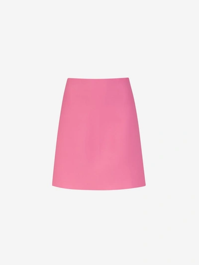 Shop Jil Sander Plain Mini Skirt In Rosa