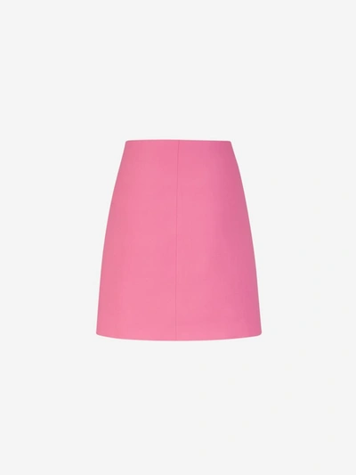 Shop Jil Sander Plain Mini Skirt In Rosa