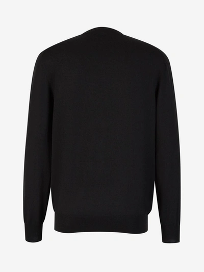 Shop Loro Piana Cashmere V-neck Sweater In Negre