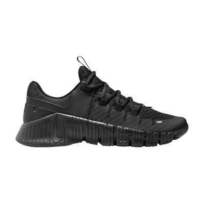 Pre-owned Nike Wmns Free Metcon 5 'black Anthracite'