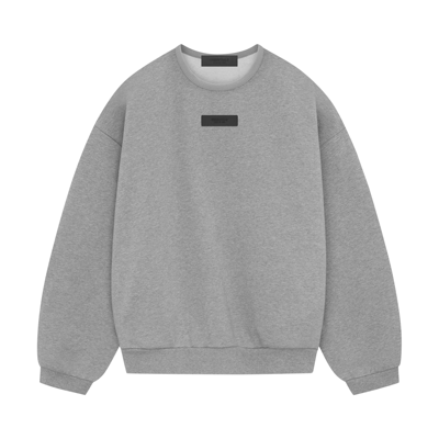 Pre-owned Essentials Fear Of God  Crewneck 'dark Heather Oatmeal' In Grey