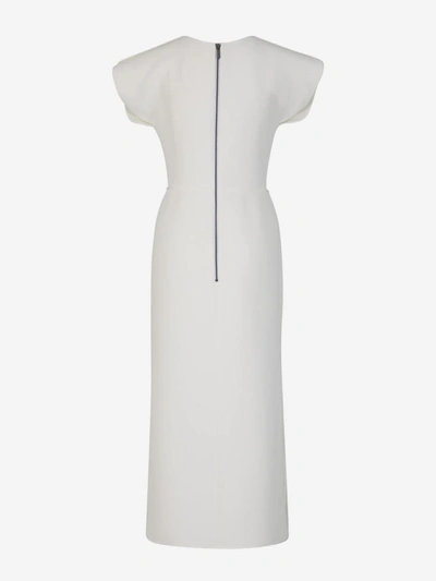 Shop Maticevski Zephyr Midi Dress In Blanc