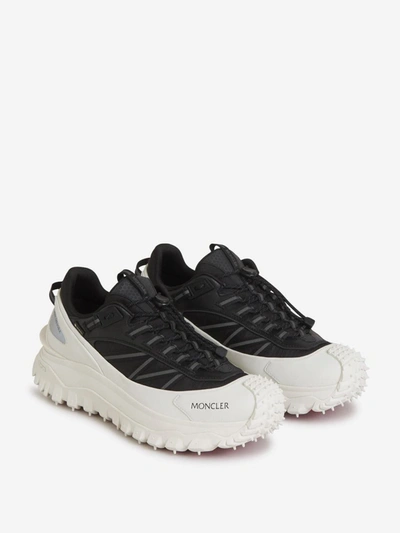 Shop Moncler Trailgrip Sneakers In Negre