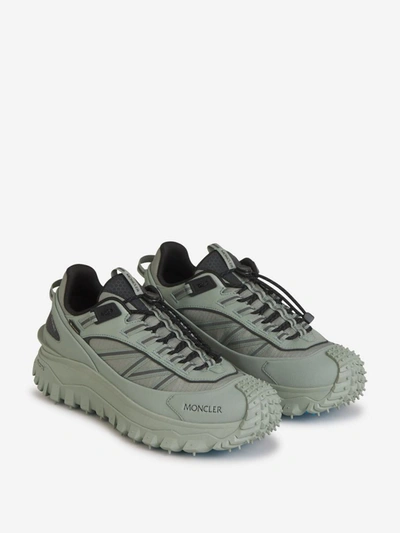 Shop Moncler Trailgrip Sneakers In Verd Militar