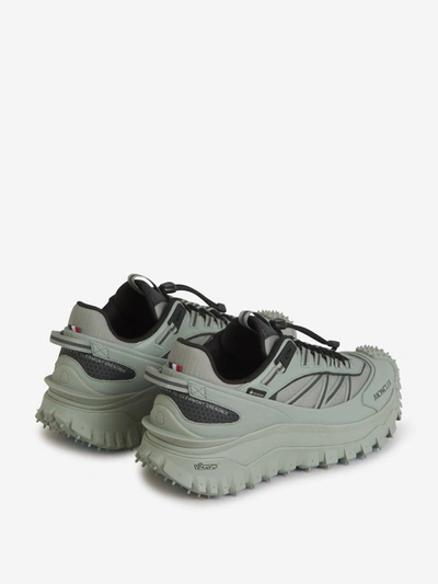 Shop Moncler Trailgrip Sneakers In Verd Militar