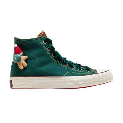 Pre-owned Converse Chuck 70 High 'christmas Pack - Gingerbread Man' In Green