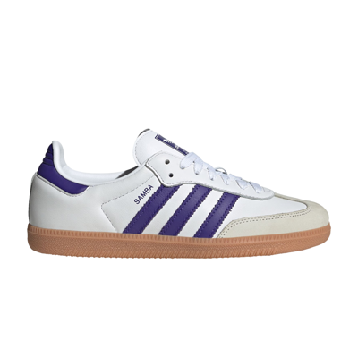Pre-owned Adidas Originals Wmns Samba Og 'white Energy Ink Gum'