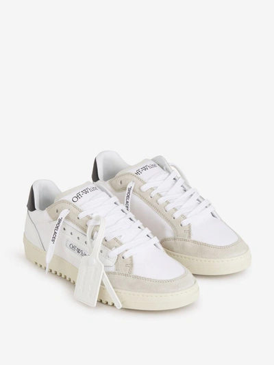 Shop Off-white Leather 5.0 Sneakers In Blanc