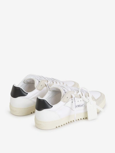 Shop Off-white Leather 5.0 Sneakers In Blanc