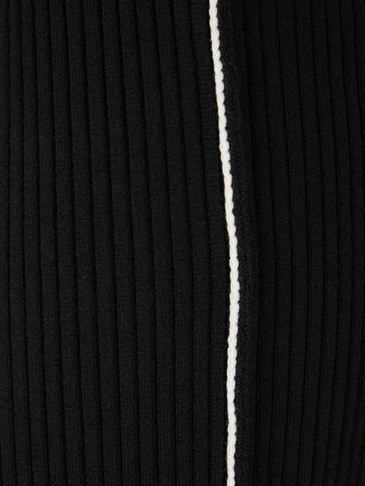 Off-white Wool-blend Outline Trousers In Negre