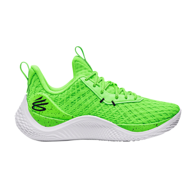 Pre-owned Curry Brand Curry Flow 10 Team 'hyper Green'