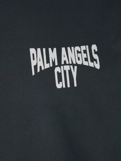 Shop Palm Angels City Washed T-shirt In Banús
